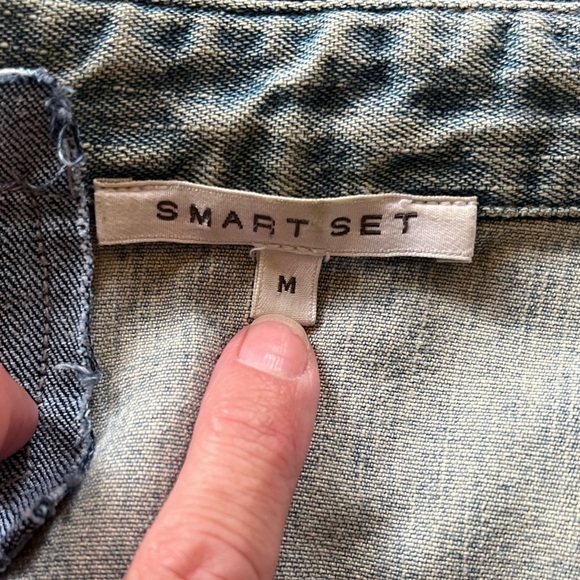 DISTRESSED DENIM JACKET - Picture 11 of 12